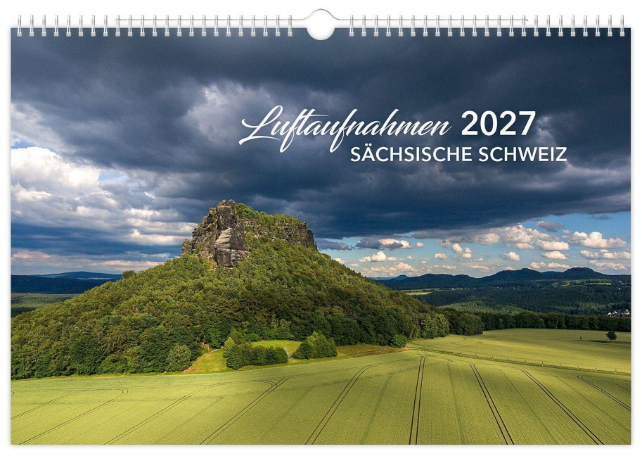 Kalender Sächsische Schweiz Luftaufnahmen 2027 - Peter Schubert