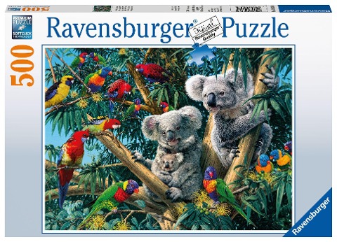Koalas im Baum - Puzzle mit 500 Teilen - 