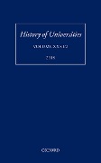 Cover-Bild zum Titel 'History of Universities' von ''