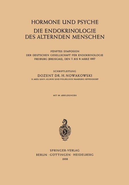 Hormone und Psyche die Endokrinologie des Alternden Menschen - 