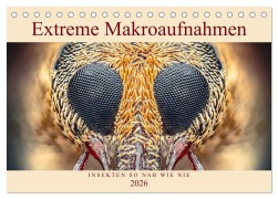 Cover-Bild zum Titel 'Extreme Makroaufnahmen - Insekten so nah wie nie (Tischkalender 2026 DIN A5 quer), CALVENDO Monatskalender' von 'Ferdigrafie Ferdigrafie'