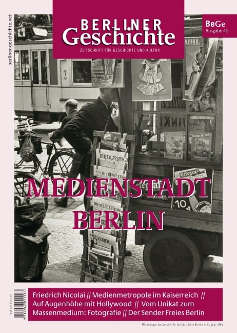 Berliner Geschichte - Zeitschrift für Geschichte und Kultur 45 - 
