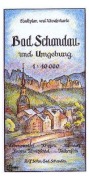 Cover-Bild zum Titel 'Bad Schandau und Umgebung 1 : 10 000' von 'Rolf Böhm'