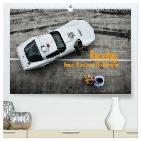 Raceday (hochwertiger Premium Wandkalender 2024 DIN A2 quer), Kunstdruck in Hochglanz - Hans Deutschmann Aka. Haunzz