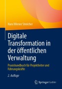 Cover-Bild zum Titel 'Digitale Transformation in der öffentlichen Verwaltung' von 'Hans Werner Streicher'
