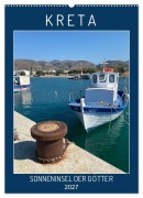 Cover-Bild zum Titel 'KRETA SONNENINSEL DER GÖTTER (Wandkalender 2027 DIN A2 hoch), CALVENDO Monatskalender' von 'Georgios Georgotas'