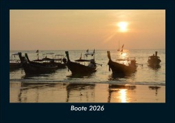 Cover-Bild zum Titel 'Boote 2026 Fotokalender DIN A5' von 'Kevin Heber, Tobias Schmitt'