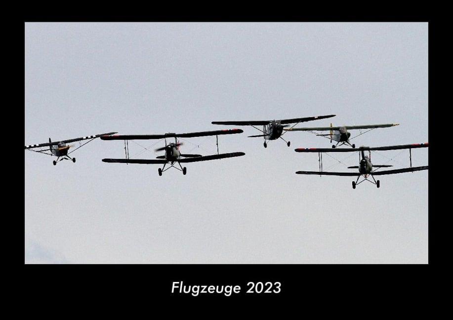 Flugzeuge 2023 Fotokalender DIN A3 - Tobias Becker