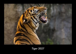 Cover-Bild zum Titel 'Tiger 2027 Fotokalender DIN A3' von 'Tobias Becker'