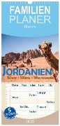 Familienplaner 2025 - Jordanien - Wadis - Wüste - Weltwunder mit 5 Spalten (Wandkalender, 21 x 45 cm) CALVENDO - Gerald Pohl