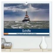 Cover-Bild zum Titel 'Schiffe - Begegnungen auf Nord- und Ostsee (hochwertiger Premium Wandkalender 2026 DIN A2 quer), Kunstdruck in Hochglanz' von 'Uwe Kantz'
