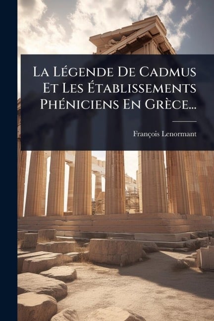 La LÃ(c)gende De Cadmus Et Les Ãtablissements PhÃ(c)niciens En Grèce... - François Lenormant