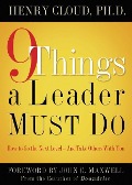 Cover-Bild zum Titel '9 Things a Leader Must Do' von 'Henry Cloud'