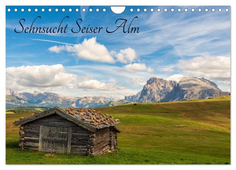 Sehnsucht Seiser Alm (Wandkalender 2025 DIN A4 quer), CALVENDO Monatskalender - Christoph Maas