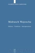 Cover-Bild zum Titel 'Midrasch Wajoscha' von 'Elisabeth Wies-Campagner'