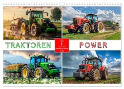 Cover-Bild zum Titel 'Traktoren Power (Wandkalender 2026 DIN A3 quer), CALVENDO Monatskalender' von 'Peter Roder'