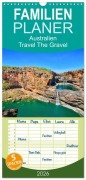 Familienplaner 2026 - Australien - Travel The Gravel mit 5 Spalten (Wandkalender, 21 x 45 cm) CALVENDO - Martin Sandrock