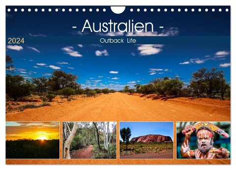 Outback Life - Australien (Wandkalender 2024 DIN A4 quer), CALVENDO Monatskalender - Anke Fietzek