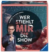 Cover-Bild zum Titel 'Wer stiehlt mir die Show? - Gesellschaftsspiel & Brettspiel ab 10 Jahre' von 'Jens Merkl, Seven. One Commerce, Florida TV'