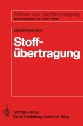Cover-Bild zum Titel 'Stoffübertragung' von 'Alfons Mersmann'