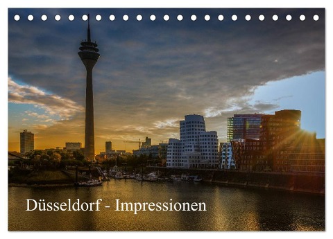 Düsseldorf - Impressionen (Tischkalender 2025 DIN A5 quer), CALVENDO Monatskalender - Michael Fahrenbach