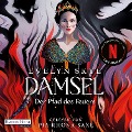 Cover-Bild zum Titel 'Damsel ¿ Der Pfad des Feuers' von 'Evelyn Skye'