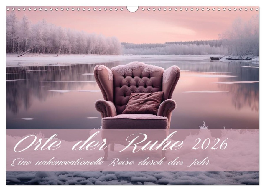 Orte der Ruhe (Wandkalender 2026 DIN A3 quer), CALVENDO Monatskalender - Ally Bee