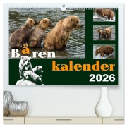 Cover-Bild zum Titel 'Bärenkalender (hochwertiger Premium Wandkalender 2026 DIN A2 quer), Kunstdruck in Hochglanz' von 'Max Steinwald'