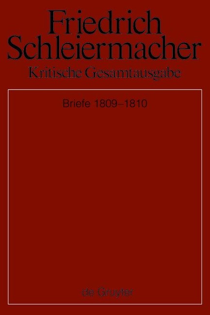 Briefwechsel 1809-1810 - 
