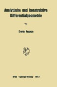 Cover-Bild zum Titel 'Analytische und konstruktive Differentialgeometrie' von 'Erwin Kruppa'