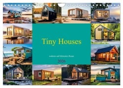 Cover-Bild zum Titel 'Tiny Houses - wohnen auf kleinstem Raum (Wandkalender 2026 DIN A4 quer), CALVENDO Monatskalender' von 'Susan Michel'