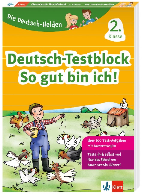 Klett Die Deutsch-Helden: Deutsch-Testblock So gut bin ich! 2. Klasse - 