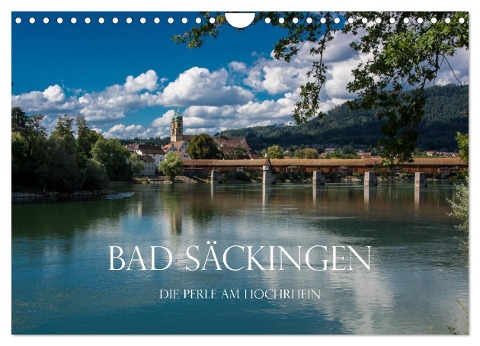 Bad Säckingen - Die Perle am Hochrhein (Wandkalender 2024 DIN A4 quer), CALVENDO Monatskalender - Stefanie Und Philipp Kellmann