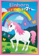 Cover-Bild zum Titel 'Einhorn Malbuch' von ''