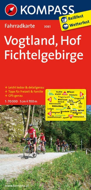 Vogtland - Hof - Fichtelgebirge 1 : 70000 - 