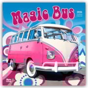 Cover-Bild zum Titel 'Magic Bus - Magischer Bus 2026 - 16-Monatskalender' von 'Browntrout Publishers'