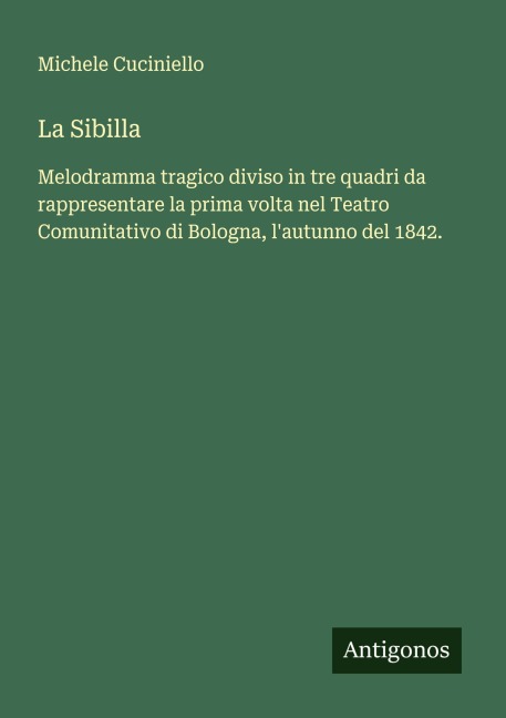 La Sibilla - Michele Cuciniello