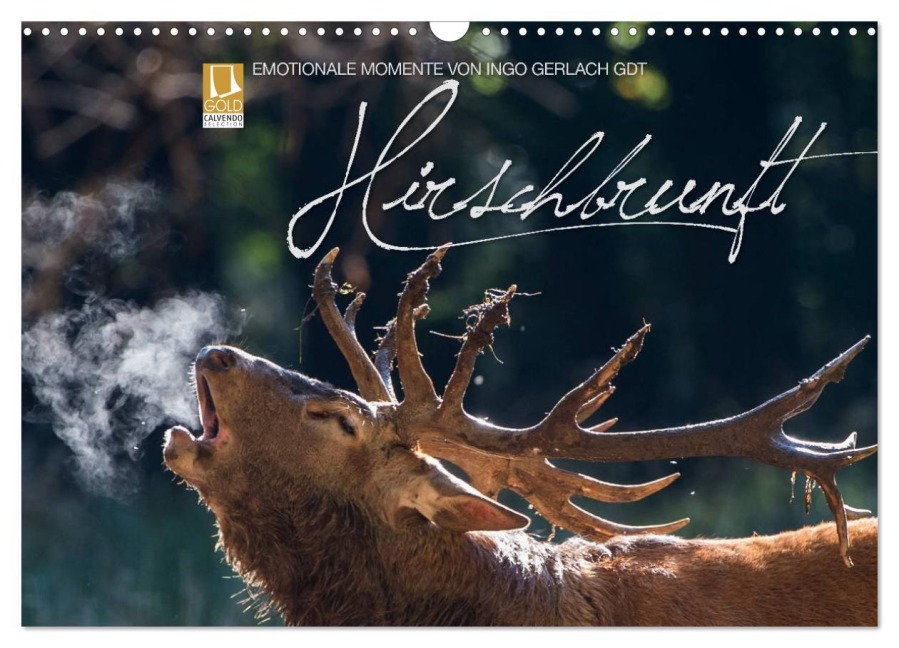 Emotionale Momente: Hirschbrunft (Wandkalender 2025 DIN A3 quer), CALVENDO Monatskalender - Ingo Gerlach GDT