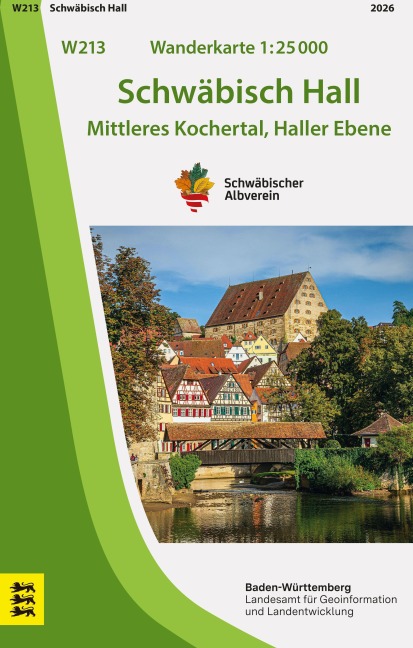 W213 Wanderkarte 1:25.000 Schwäbisch Hall - 