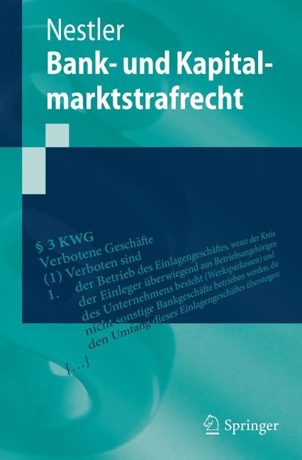 Bank- und Kapitalmarktstrafrecht - Nina Nestler