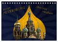 St. Petersburg - Alles Gold was glänzt (Tischkalender 2025 DIN A5 quer), CALVENDO Monatskalender - Hermann Koch