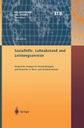 Cover-Bild zum Titel 'Sozialhilfe, Lohnabstand und Leistungsanreize' von 'Alfred Boss'