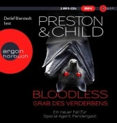 Cover-Bild zum Titel 'BLOODLESS - Grab des Verderbens' von 'Douglas Preston, Lincoln Child'