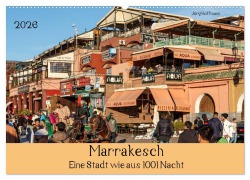 Marrakesch - Eine Stadt wie aus 1001 Nacht (Wandkalender 2026 DIN A2 quer), CALVENDO Monatskalender - Jörg Hoffmann