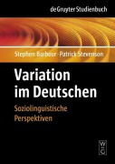 Cover-Bild zum Titel 'Variation im Deutschen' von 'Stephen Barbour, Patrick Stevenson'