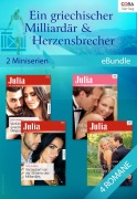 Cover-Bild zum Titel 'Ein griechischer Milliardär & Herzensbrecher (2 Miniserien)' von 'Lynne Graham, Carol Marinelli'