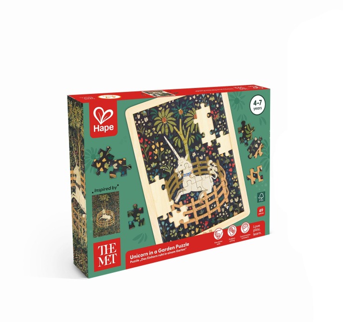 The Met: Puzzle "Das Einhorn ruht in einem Garten" - 48 Teile - 