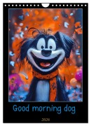 Cover-Bild zum Titel 'Good morning dog (Wandkalender 2026 DIN A4 hoch), CALVENDO Monatskalender' von 'Anja Krummeck'