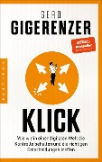 Cover-Bild zum Titel 'Klick' von 'Gerd Gigerenzer'