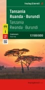 Cover-Bild zum Titel 'freytag & berndt Straßenkarte Tansania - Ruanda - Burundi 1:1,1 Mio.' von ''